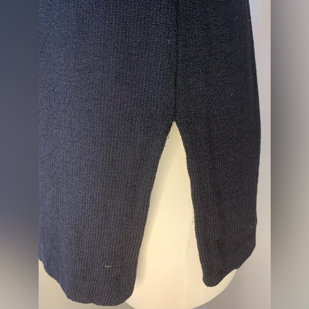 St. John Knit Basic Black Button Front Jacket in … - image 7